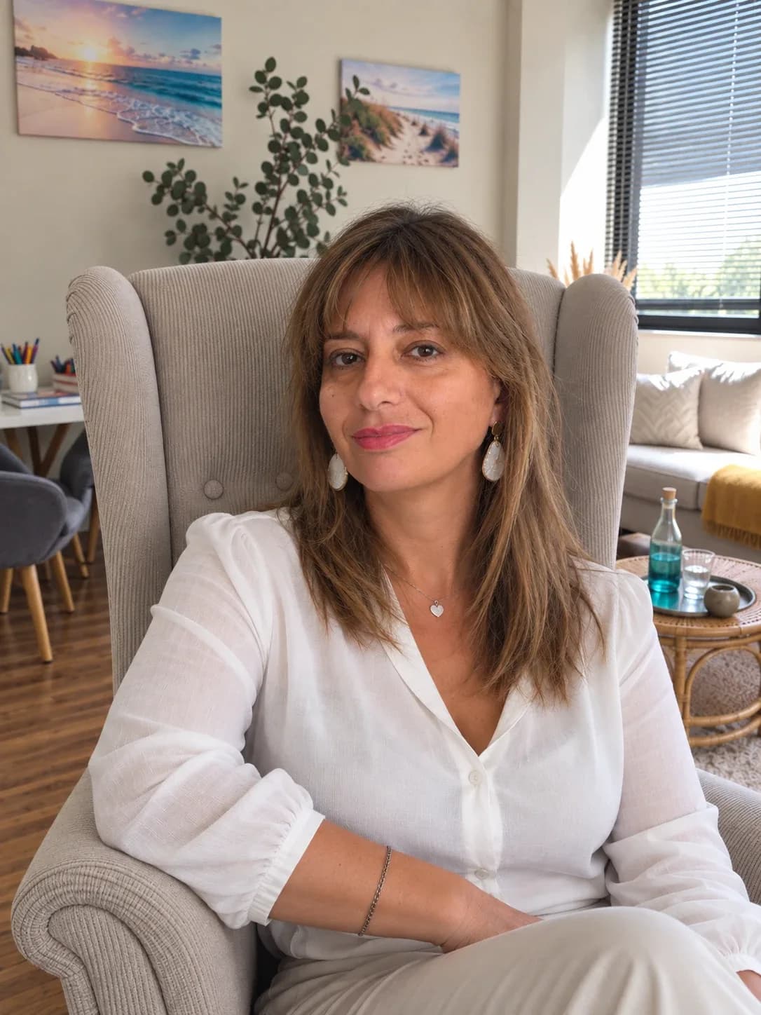 Samah LABIDI dans son cabinet à Toulon